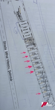 Vand parcele de teren situate in Selimbar,zona Triajului ,cu suprafate de aprox.525mp/18,5